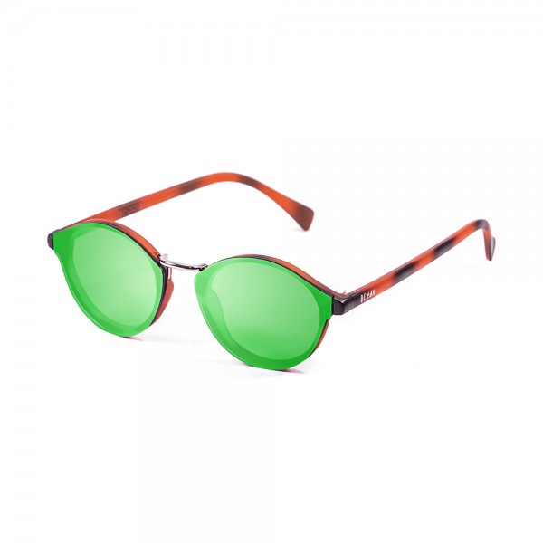 LOIRET matte demy brown & gold trans. down / brown flat | OCEAN SUNGLASSES