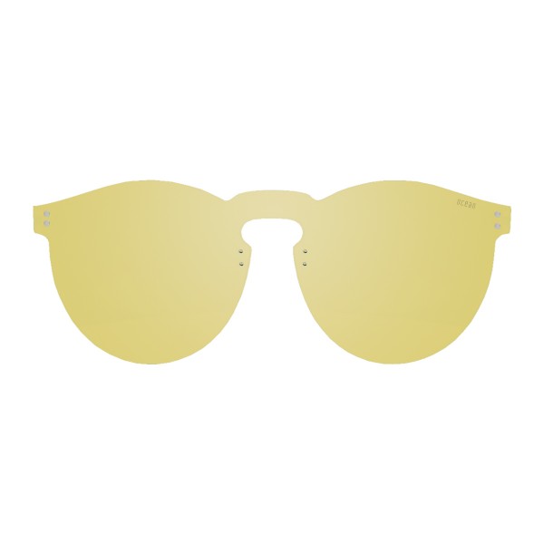 BERLIN flat lens sunglasses lens color gold