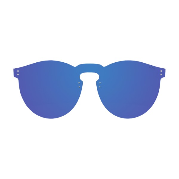 LONG BEACH flat lens sunglasses lens color dark  blue
