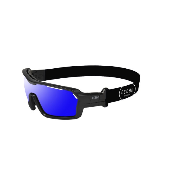 CHAMELEON matte black / revo blue Nosepads, foam & TIps: blue