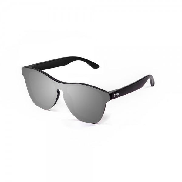 SOCOA matte black / silver mirror flat | OCEAN SUNGLASSES