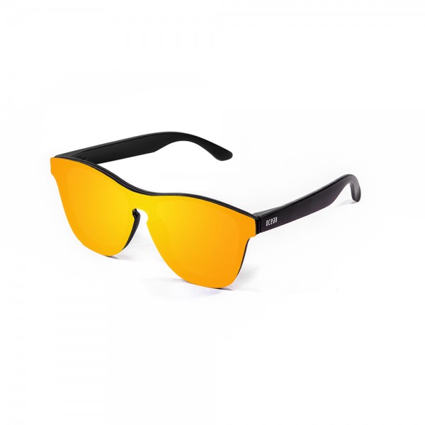 SOCOA matte black / revo yellow flat | OCEAN SUNGLASSES