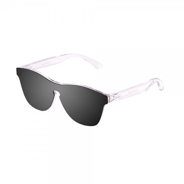 SOCOA matte white transparent / smoke flat | OCEAN SUNGLASSES