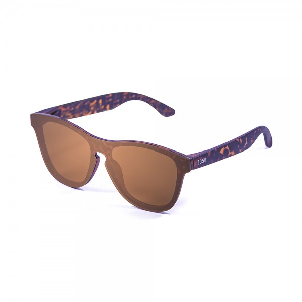 SOCOA matte demy brown / brown flat | OCEAN SUNGLASSES