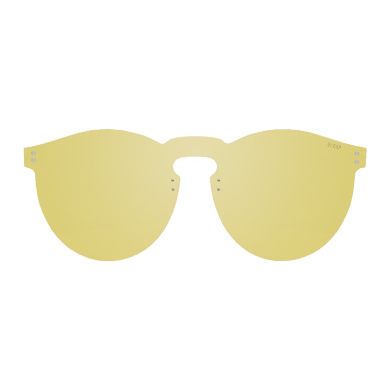 BERLIN flat lens sunglasses lens color gold