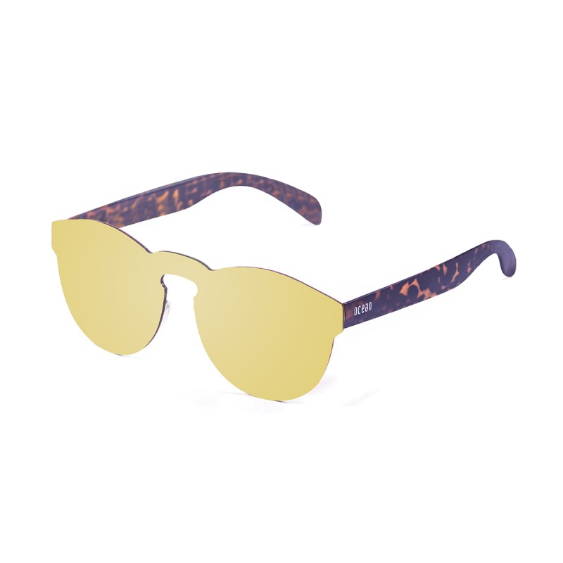 IBIZA flat lens sunglasses lens color gold