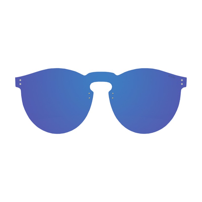 LONG BEACH flat lens sunglasses lens color dark  blue