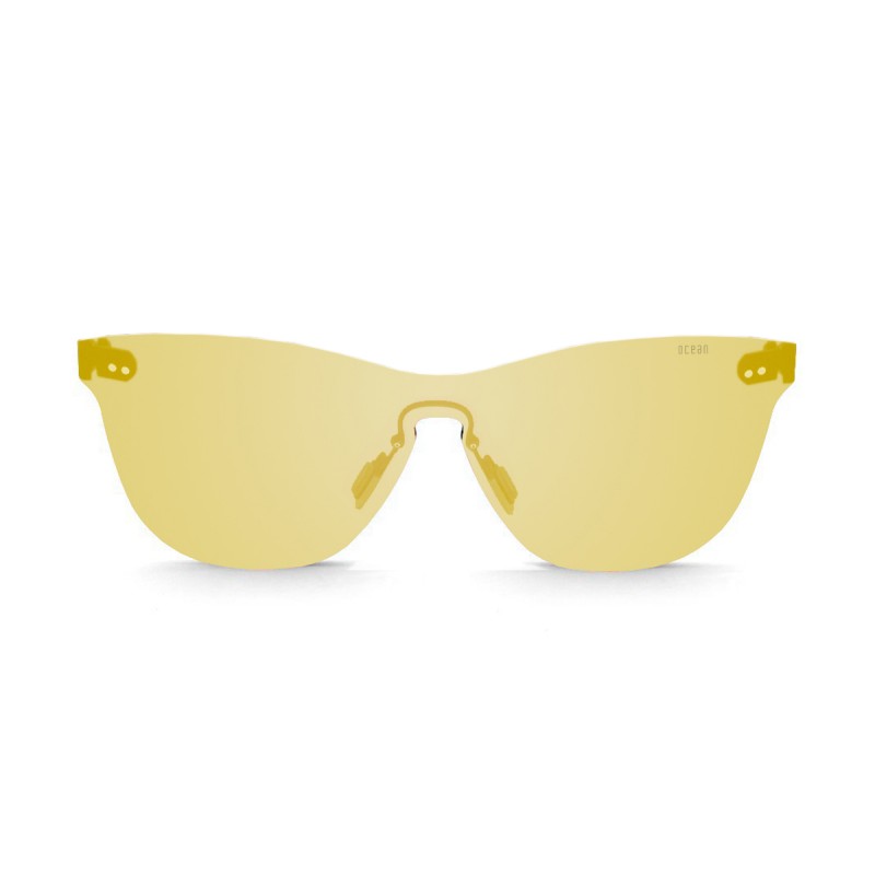 GENOVAT flat lens sunglasses lens color gold