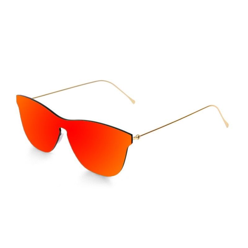 GENOVA flat lens sunglasses lens color red