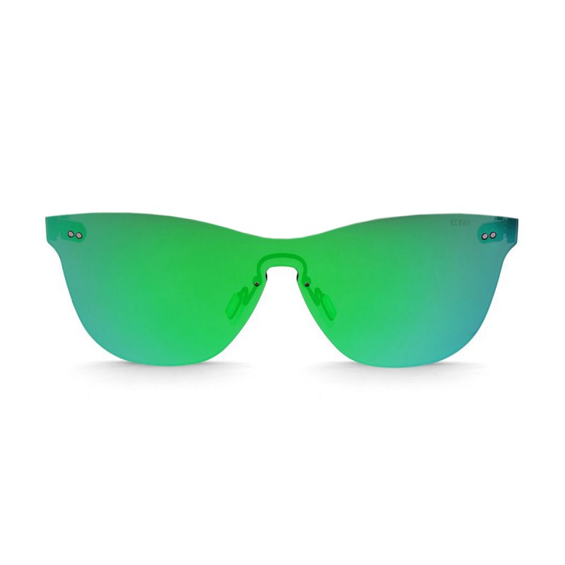 GENOVA flat lens sunglasses lens color green