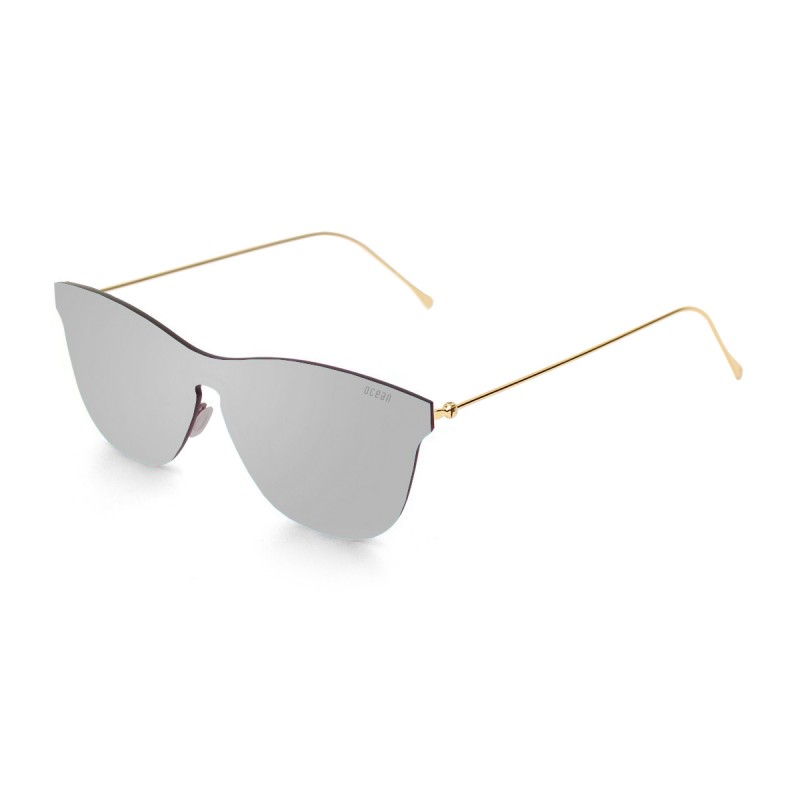 GENOVA flat lens sunglasses lens color pastel silver