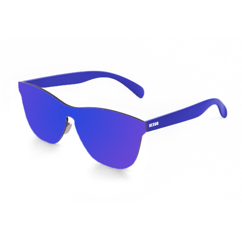 FLORENCIA flat lens sunglasses lens color dark blue