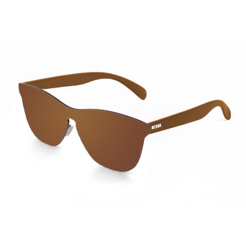 FLORENCIA flat lens sunglasses lens color brown