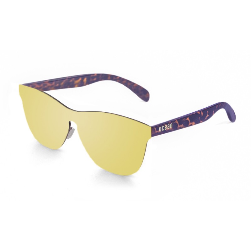 FLORENCIA flat lens sunglasses lens color gold