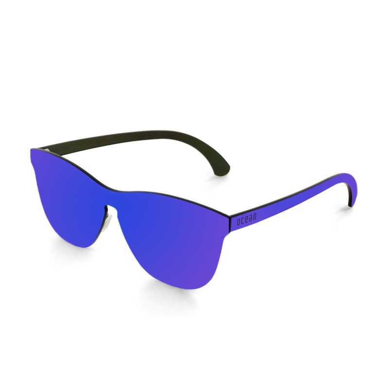 LAMISSION flat lens sunglasses lens color dark blue side