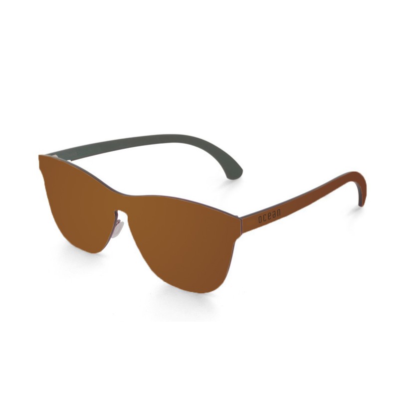 LAMISSION flat lens sunglasses lens color brown side