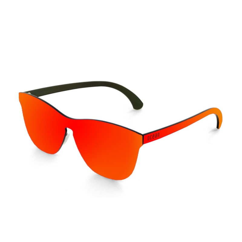 LAMISSION flat sunglasses lens color red side