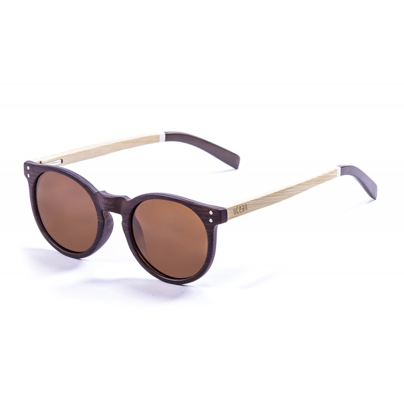 wood bamboo sunglasses brown