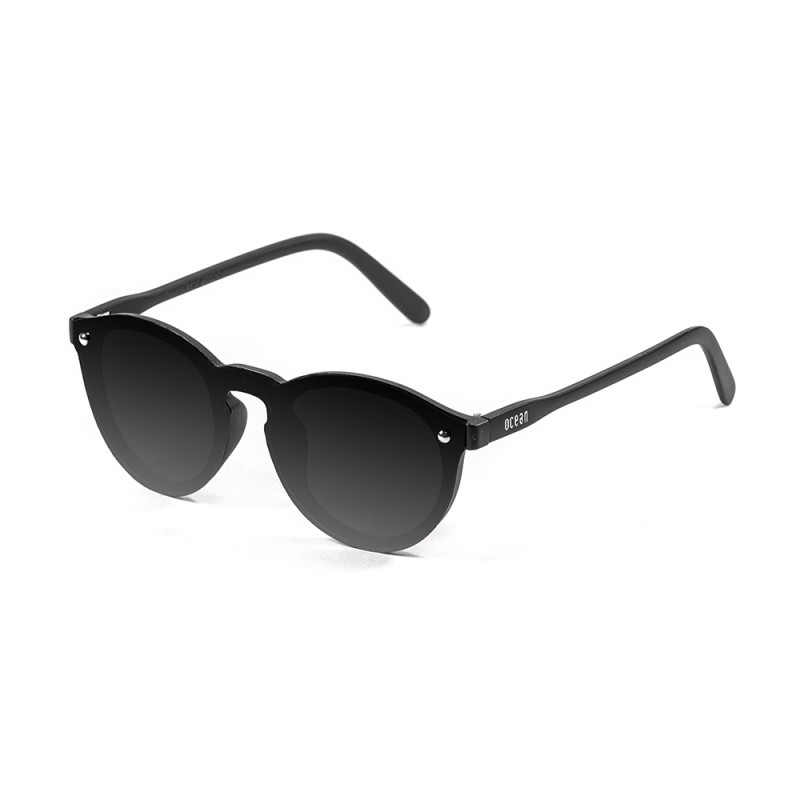 MILAN flat lens sunglasses lens color smoke gradiant side