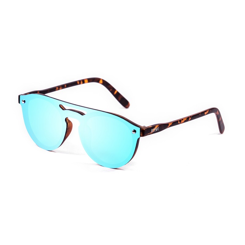MODENA flat lens sunglasses lens color revo blue sky side