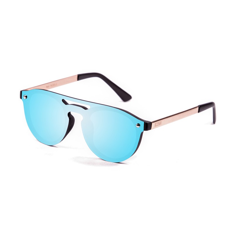SAN MARINO flat lens sunglasses lens color revo blue sky side