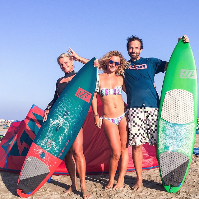 Paula with her parents 